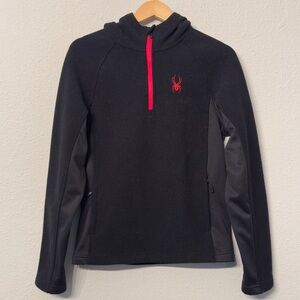 Men's Spyder Boundless Half Zip Hooded Pullover Size S